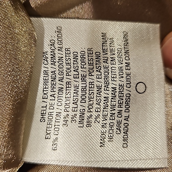 NWOT Tahari Woman's classy tan dress. It is a size 8. - Picture 7 of 9